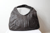 Bottega Veneta Brown Nappa Intrecciato Ball Hobo Ebano - Dyva's Closet