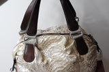 Pauric Sweeney Gold Python Tote - Dyva's Closet