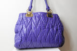 Miu Miu Matelasse Tote Large Purple - Dyva's Closet