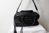 Balenciaga First Motorcycle Small Hobo in color Officier - Dyva's Closet