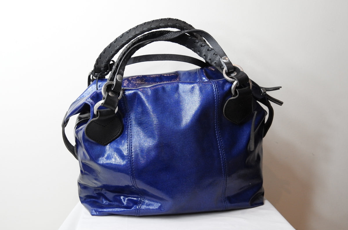 Pauric Sweeney Blue Shopper – Dyva's Closet