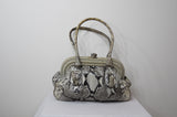 Prada Python Frame Bag with Kiss Lock - Dyva's Closet