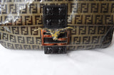 Fendi Zucca Patent Baguette Limited Edition Bull - Dyva's Closet