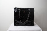 Chanel Patent Leather Vintage Box Bag - Dyva's Closet
