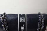 Chanel Blue Leather Sport Flap Bag - Dyva's Closet