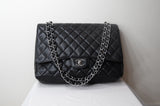 Chanel Large 2.55 in Black Caviar - Dyva's Closet
