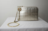 Chanel Gold Wristlet with Gold Bracelet - Dyva's Closet