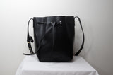 Mansur Gavriel Black Bucket Bag - Dyva's Closet