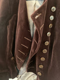 Pauw Velvet Jacket in Maroon - Dyva's Closet