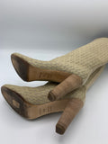 Hermès Cavalier perforated leather full monogram boots - Dyva's Closet