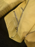 Balmain Sunshine Leather Biker Jacket - Dyva's Closet
