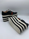 Gucci Peggy Leather Platform Sneakers - Dyva's Closet