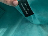 Fendi 2jours in grey saffiano leather with green suede lining - Dyva's Closet