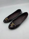Louis Vuitton Amarante Patent Leather Oxford ballet flats - Dyva's Closet