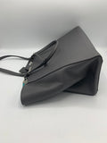 Fendi 2jours in grey saffiano leather with green suede lining - Dyva's Closet