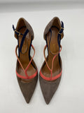 Malone Souliers Veronica tricolor heels