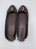Louis Vuitton Amarante Patent Leather Oxford ballet flats - Dyva's Closet