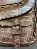 Dior Gaucho bag in alligator - Dyva's Closet