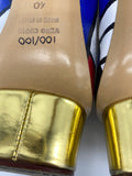 Limited edition 100 of 100 pieces handpainted Mondrian shoes by Boyarde for Art Miami 2012 ( handpainted on Charlotte Olympia heels)