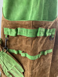 Hermès Vintage Gardening Apron and Gloves set - Dyva's Closet