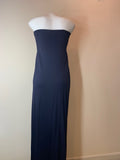 Balenciaga Strapless Floor Length Evening Gown with Ruffled Front - Dyva's Closet