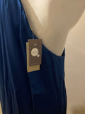 Stella McCartney New With Tags Blue Silk One Shoulder Dress - owned by Liv Tyler - Dyva's Closet
