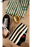 Gucci Peggy Leather Platform Sneakers - Dyva's Closet