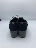 Chanel Tweed Lace Up Ankle Booties - Dyva's Closet