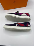 Hèrmes slip on sneakers in Les Coupes print