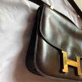 Hermès Constance in Veau Box Leather in Chocolate - Dyva's Closet