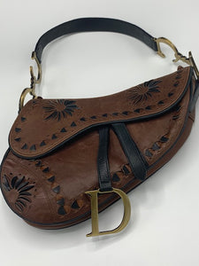 limited edition vintage dior saddle bag