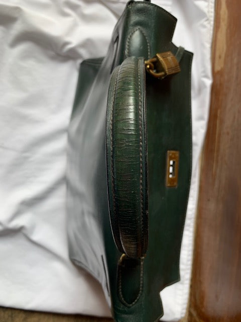 Hermes Gris Tourterelle Retourne Kelly 35 Bag – The Closet