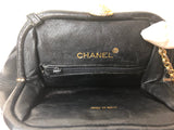 Chanel Vintage Black Wallet on a Chain - Dyva's Closet