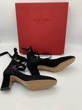 Valentino Strappy Ankle Ballerina Flats - Dyva's Closet