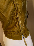 Louis Vuitton Velvet Top with Bow - Dyva's Closet