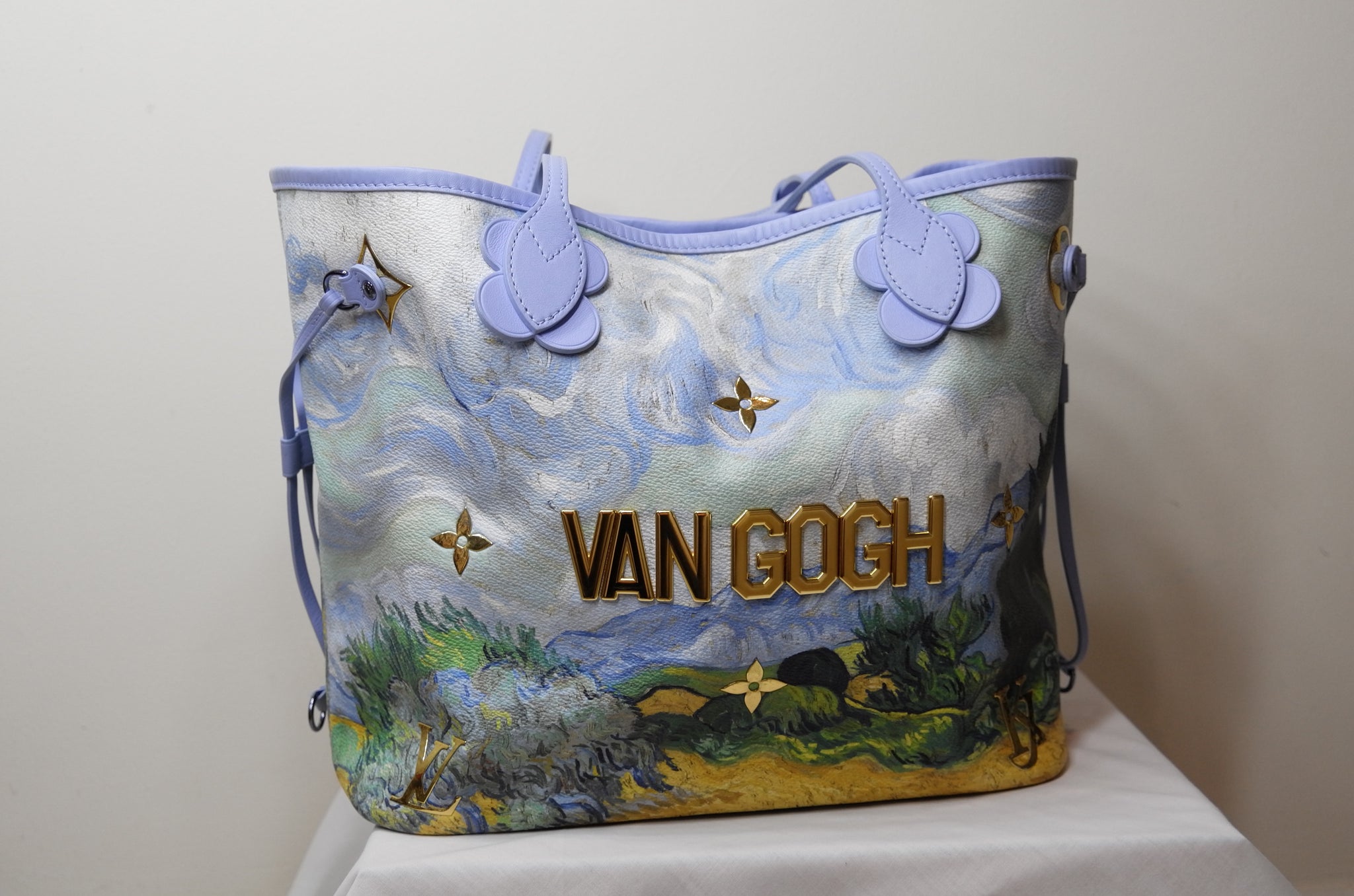 Louis Vuitton Limited Edition Coated Canvas Jeff Koons Van Gogh Neverfull  MM Bag  Yoogis Closet