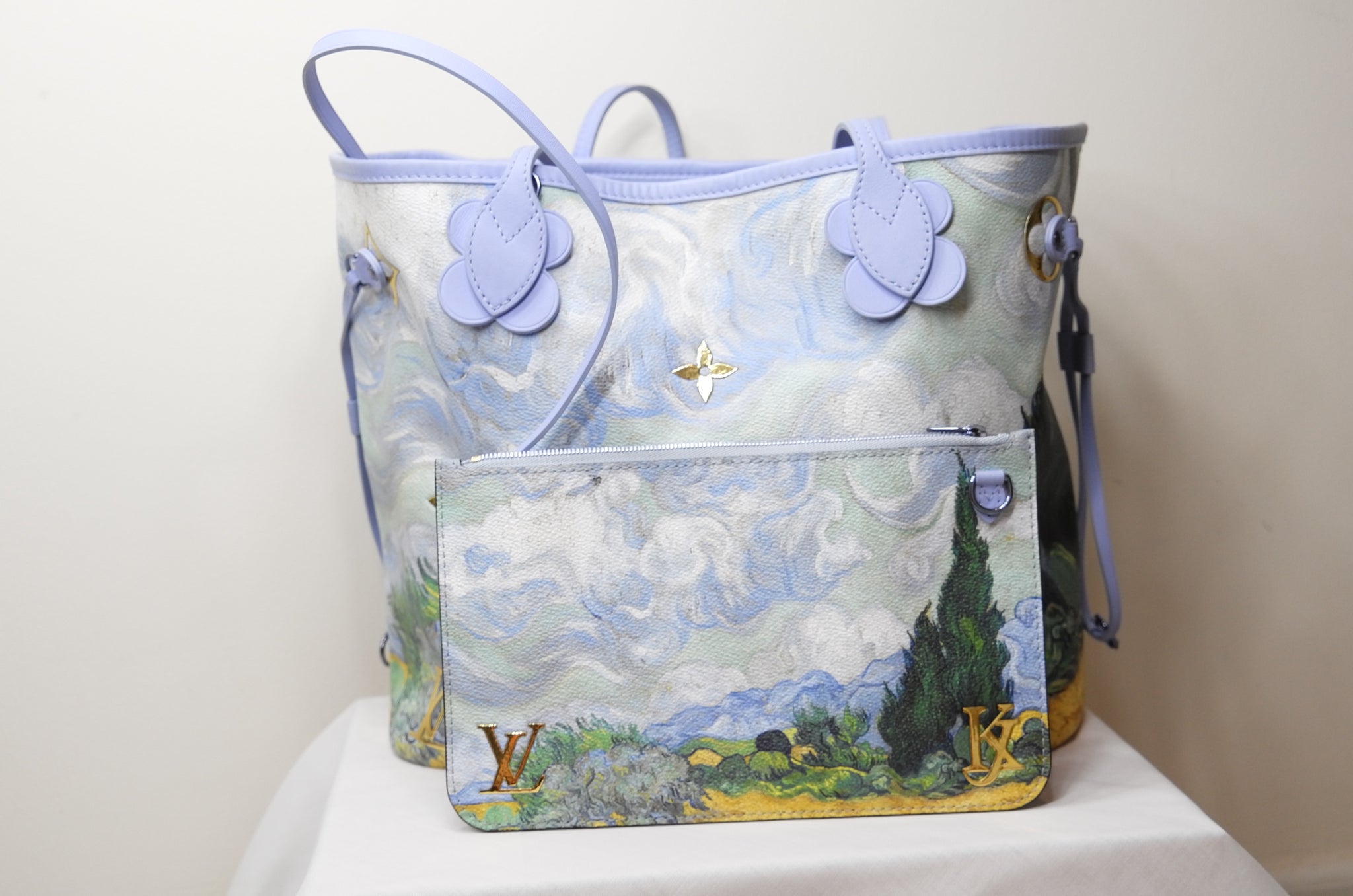 Louis Vuitton A Wheatfield with Cypresses Neverfull MM Bag ( Van Gogh) –  Dyva's Closet