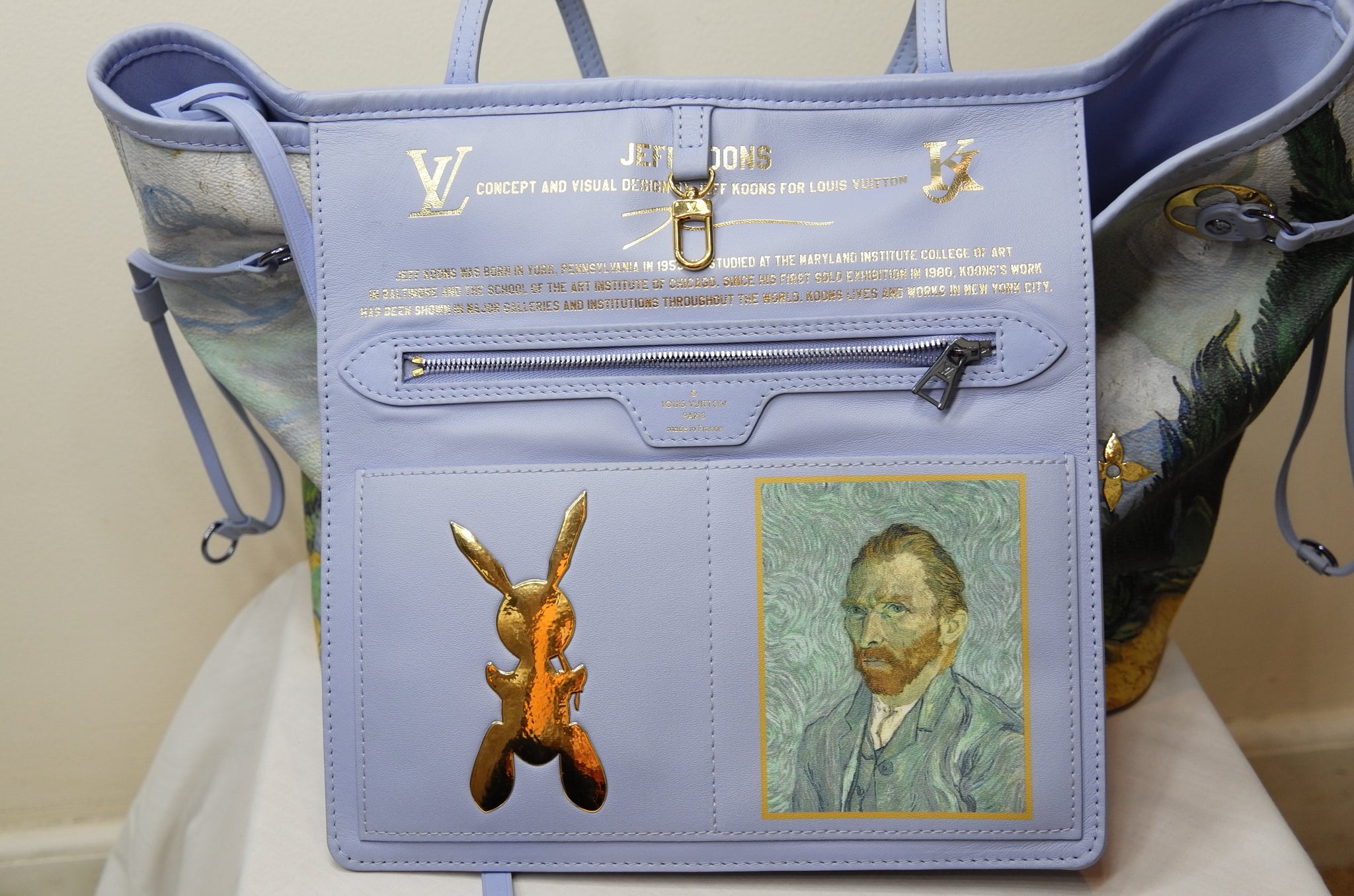 Louis Vuitton Jeff Koons Palm Springs Backpack Van Gogh Masters Collectio  M43374 | eBay