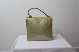 Louis Vuitton  Vernis Spring Street Handbag Mustard Yellow Gold Patent Leather Satchel - Dyva's Closet