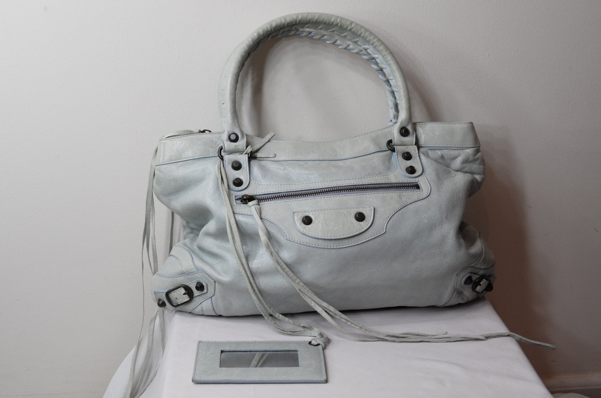 Balenciaga Hourglass XS leather crossbody bag  ShopStyle