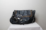 Dior Gaucho Blue Tan Shoulder bag - Dyva's Closet