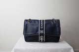 Chanel Blue Leather Sport Flap Bag - Dyva's Closet
