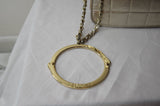 Chanel Gold Wristlet with Gold Bracelet - Dyva's Closet