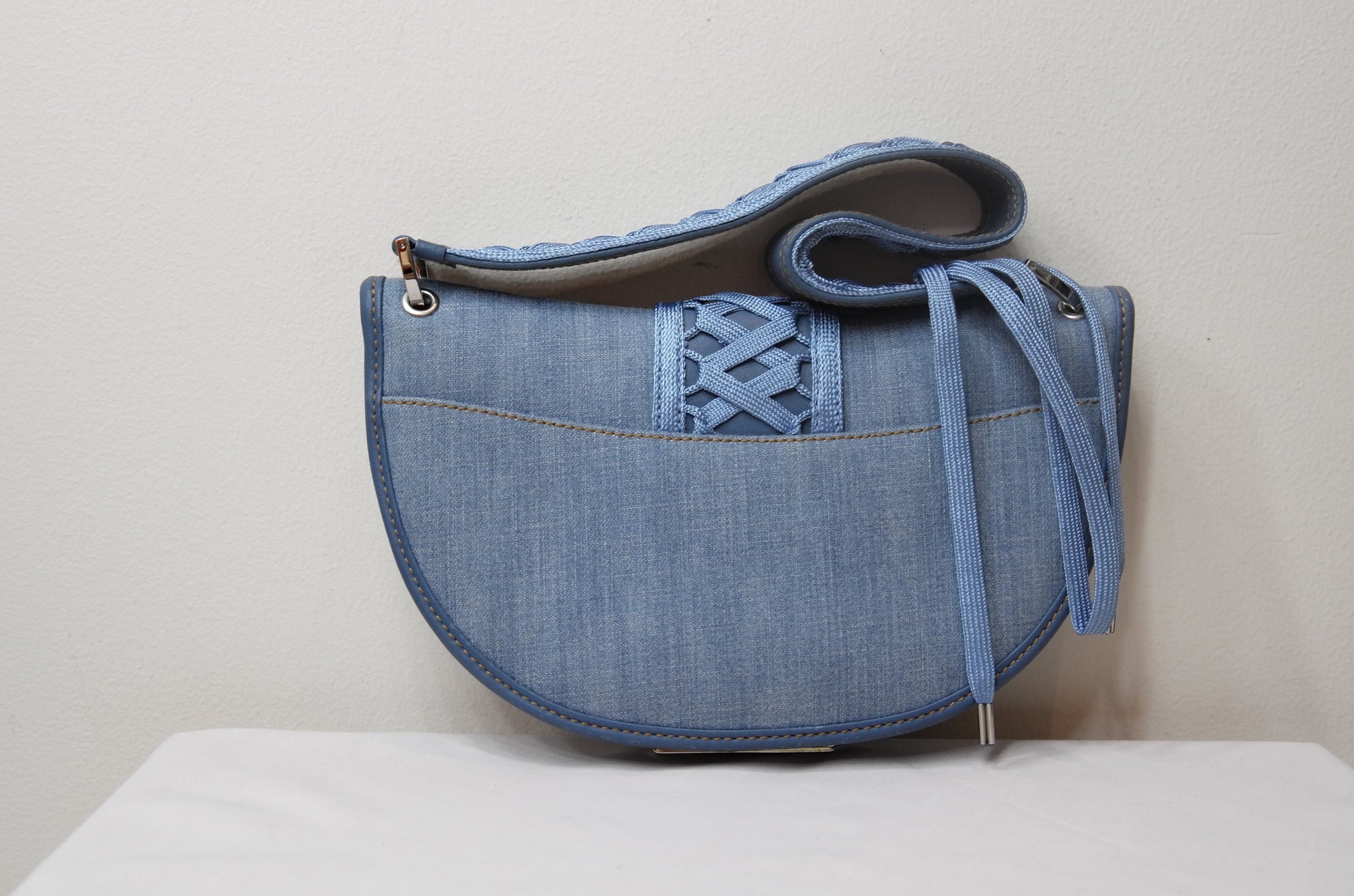 Dior Blue Jean Admit It Corset small shoulder bag – Dyva's Closet