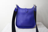 Hermès Evelyne TPM Shoulder Messenger Blue Electric Leather Cross Body Bag - Dyva's Closet