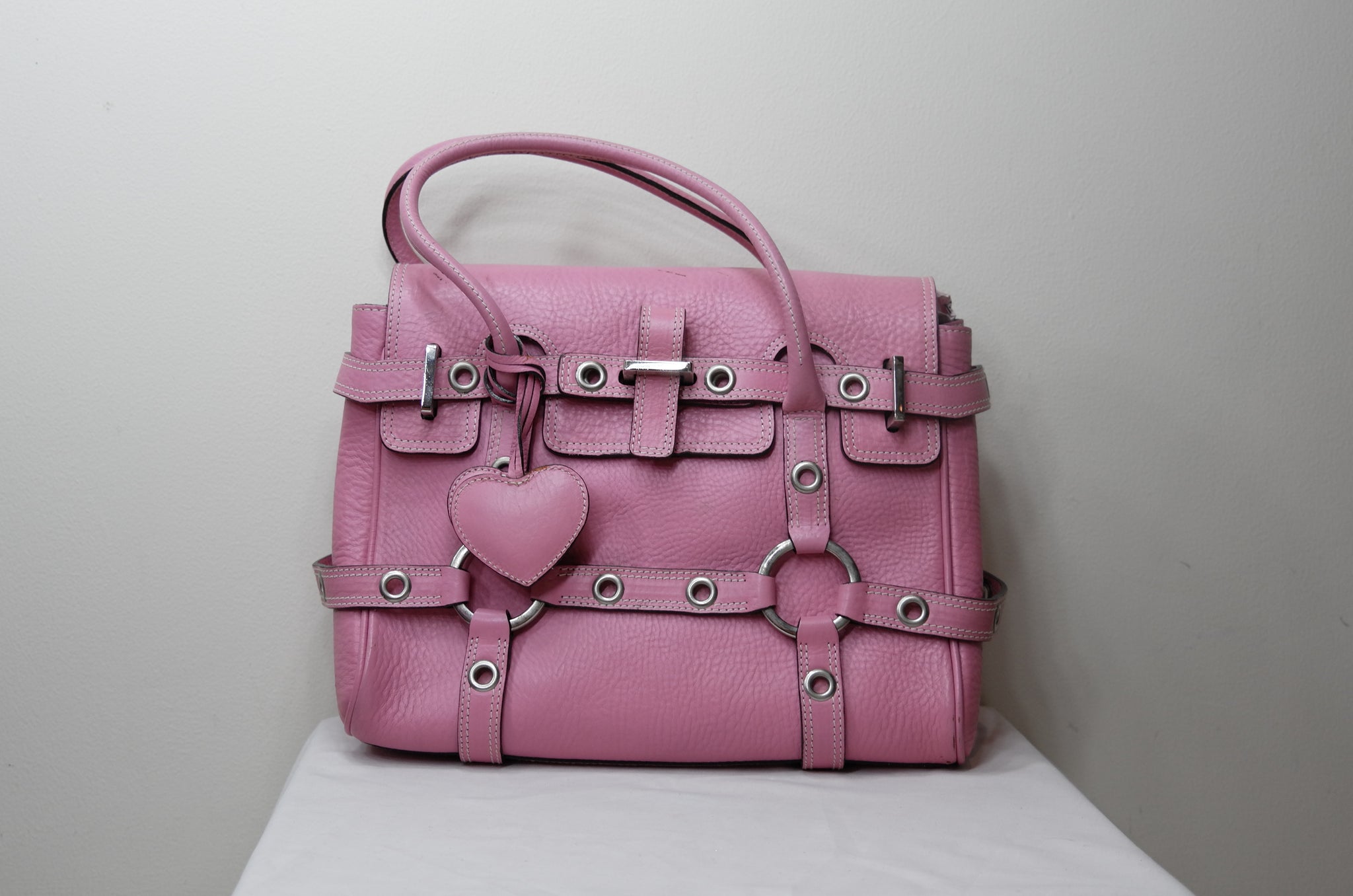 Green Leather Handbag for Women - Gisèle S Pastel Mint | PAUL MARIUS