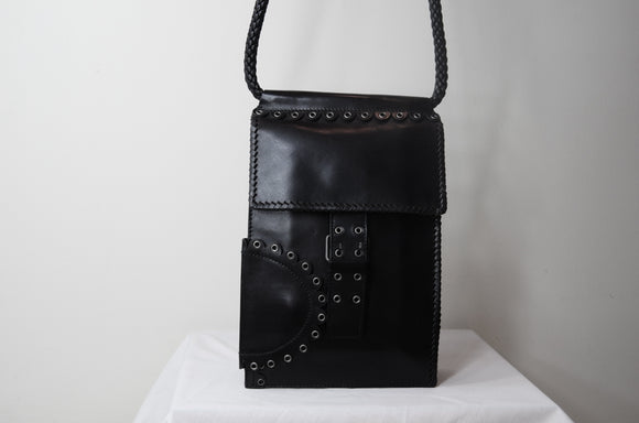 Tom Ford for Yves Saint Laurent Rive Gauche Black Leather Iconic Crossbody - Dyva's Closet