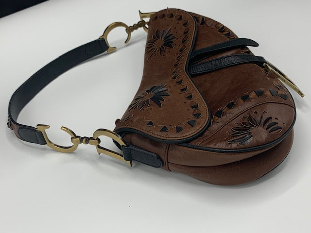 Dior Limited Edition Vintage Leather Saddle Bag – Dyva's Closet