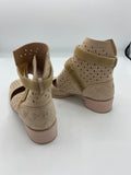 Chanel S17 Beige Wrap Ankle Boots - Dyva's Closet