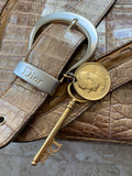 Dior Gaucho bag in alligator - Dyva's Closet